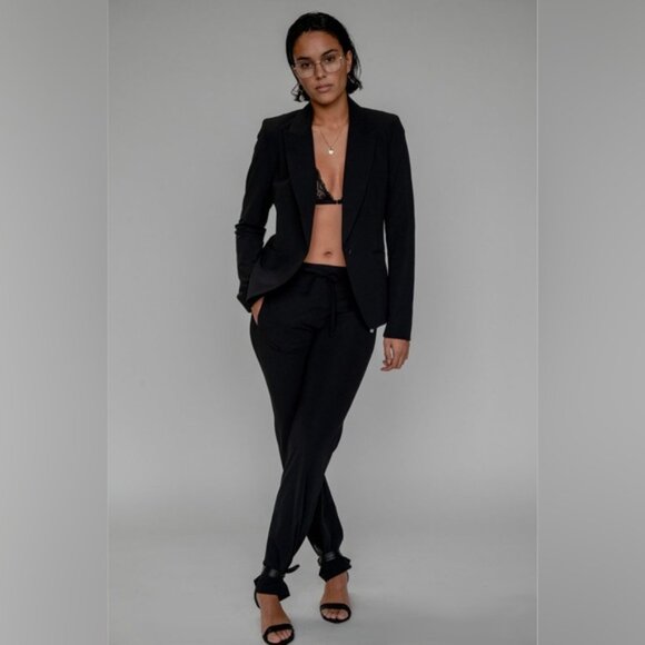 PENN&INK N.Y Dallas Elastic Black Pants — Size 38 EU (US 6–8) - Picture 2 of 11